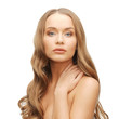 beautiful woman with long hair