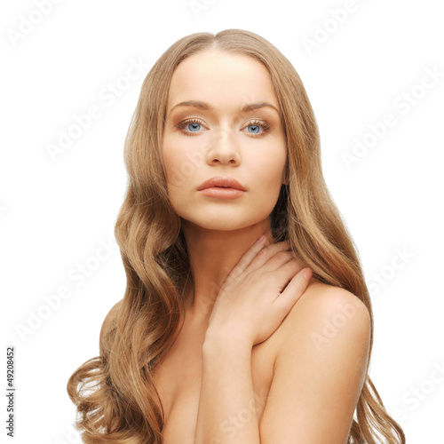 Photo: beautiful woman with long hair beautiful woman with long hair