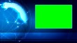 Video: Spinning Earth blue science background with green screen Spinning Earth blue science background with green screen
