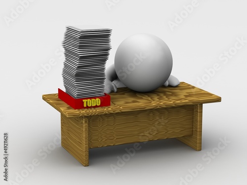 Illustration: Huge Todo Stack Huge Todo Stack