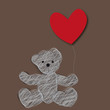nounours coeur