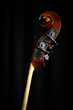 Vintage double bass head