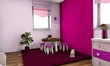 3D pinkes Kinderzimmer