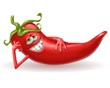 Illustrazione: peperoncino ammiccante peperoncino ammiccante