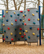 Climbing Wall in Children's Playground