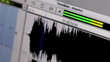 Starting of the music track.