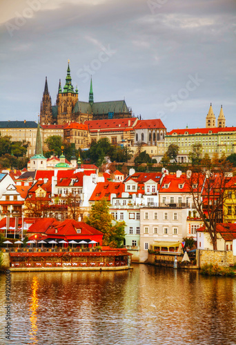Photo: Overview of old Prague from Charles bridge side Overview of old Prague from Charles bridge side