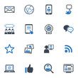 Social Media Icons Set 1 - Blue Series