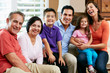 Portrait Of Multi Generation Family