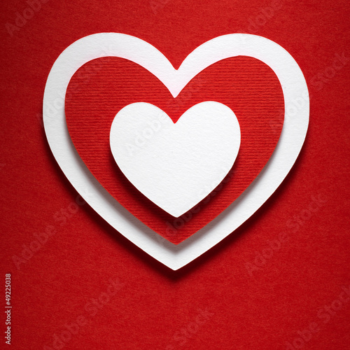 Illustration: Valentine day card paper cutting design, papercraft. Valentine day card paper cutting design, papercraft.