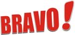 pictogramme bravo