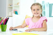 Photo: Girl with crayons Girl with crayons