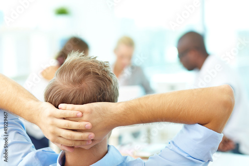 Photo: Relaxed teacher Relaxed teacher