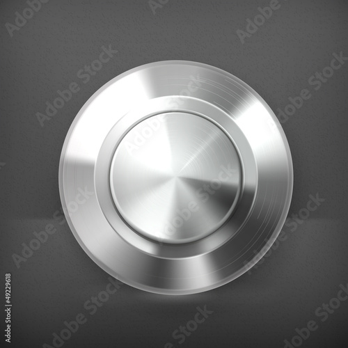 Vector: Metal button Metal button