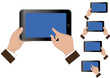 Tablet in the hands