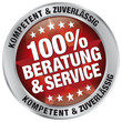 100% Beratung und Service - kompetenzt und zuverlässig