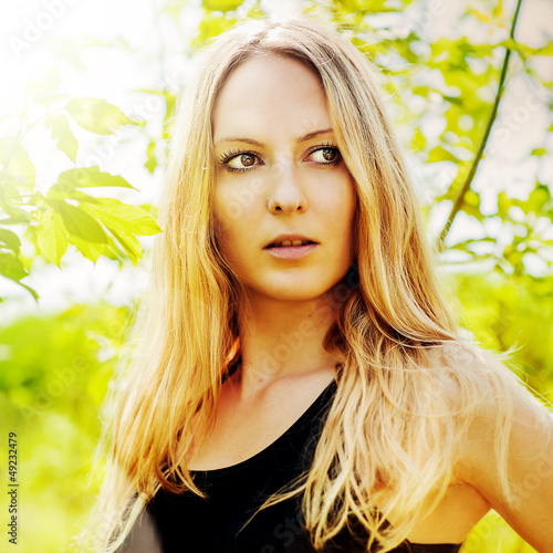 Photo: Beautiful blonde woman Beautiful blonde woman