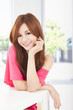smiling young beautiful woman