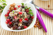 Boiled beans with walnut sauce