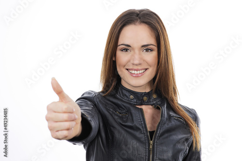 Photo: thumb up gesture thumb up gesture