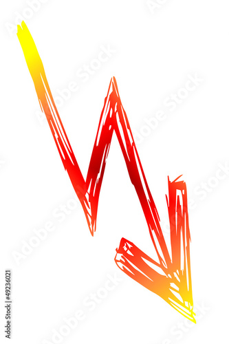Illustration: gelb, roter Blitz - Gefahr... gelb, roter Blitz - Gefahr...