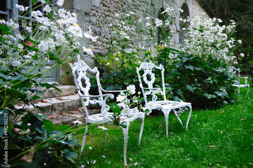 Photo: Courances castle garden, France Courances castle garden, France