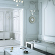 Klassical Salon in neutral white (focused)