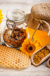 Vintage honey jar