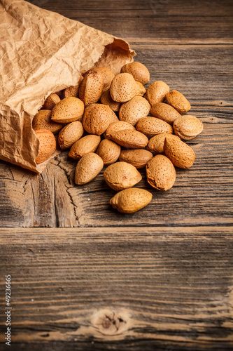Photo: Almond nuts Almond nuts