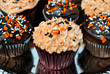 Chocolate Halloween Cupcakes