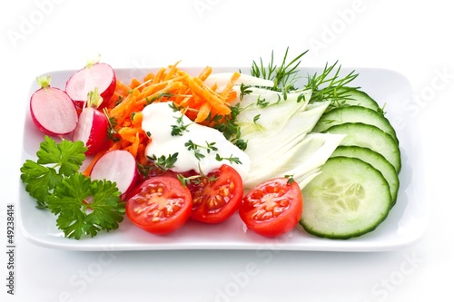 Photo: Raw vegetables Raw vegetables