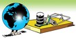 Oil is cheese in trap for earth