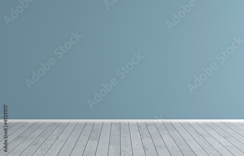 Illustration: Blauer Raum Blauer Raum