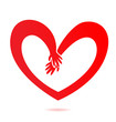 Helping hands with love