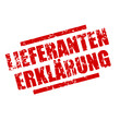 stempel eckig lieferantenerklärung I