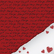 valentine card with handwritten