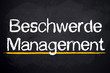 Kreidetafel mit Beschwerdemanagement
