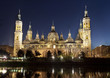 Basilica del Pilar y rio Ebro (Zaragoza)
