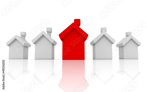 Illustration: home identity home identity