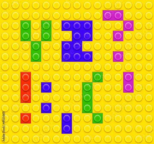 Illustration: Lego blocks alphabet 5 Lego blocks alphabet 5