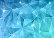Abstract blue crystal background.