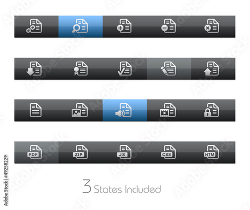 Vector: Documents-1 / It includes 3 states in different layers Documents-1 / It includes 3 states in different layers