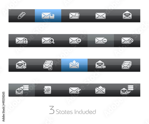 Vector: E-mail / It includes 3 states in different layers E-mail / It includes 3 states in different layers