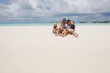 happy family on vacation