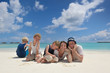 happy family on vacation
