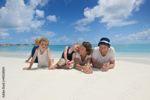 Photo: happy family on vacation happy family on vacation