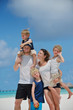 happy family on vacation