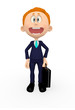 3D Business executive