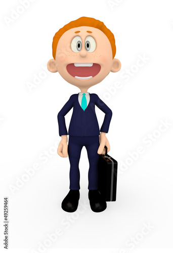 Illustration: 3D Business executive 3D Business executive