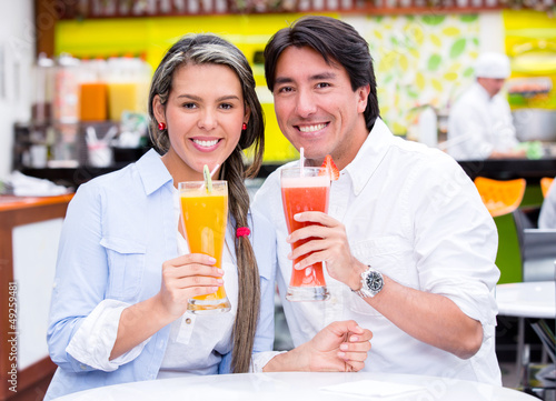 Photo: Couple at the diner Couple at the diner